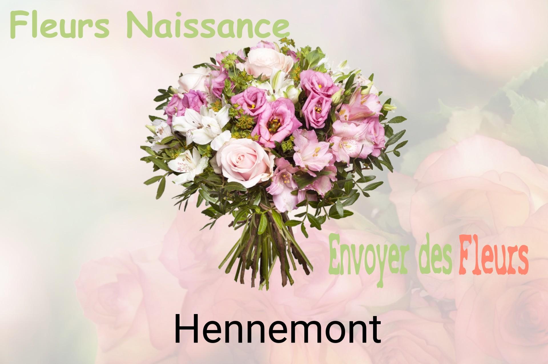 Bouquet de fleurs de naissance livré à Hennemont
